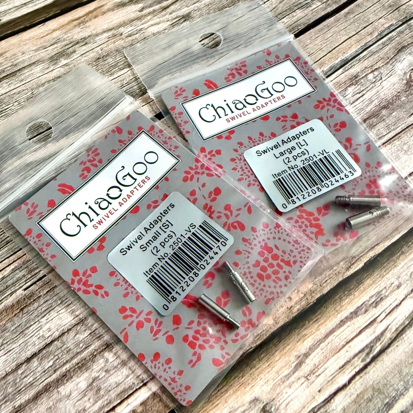 ChiaoGoo Swivel Adapters for TWIST Interchangeable Needles