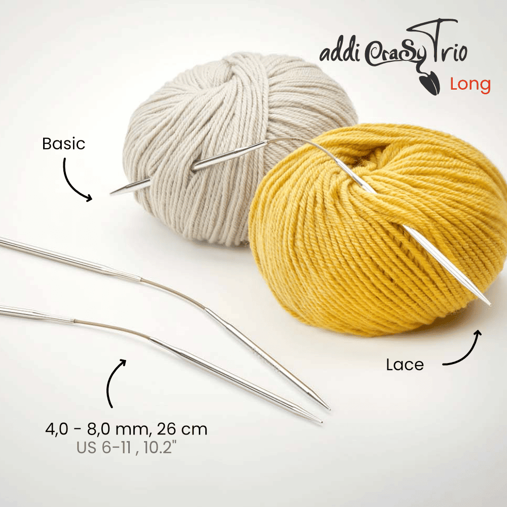 Addi CraSyTrio Flexible Double Pointed Needles (FlexiFlips)
