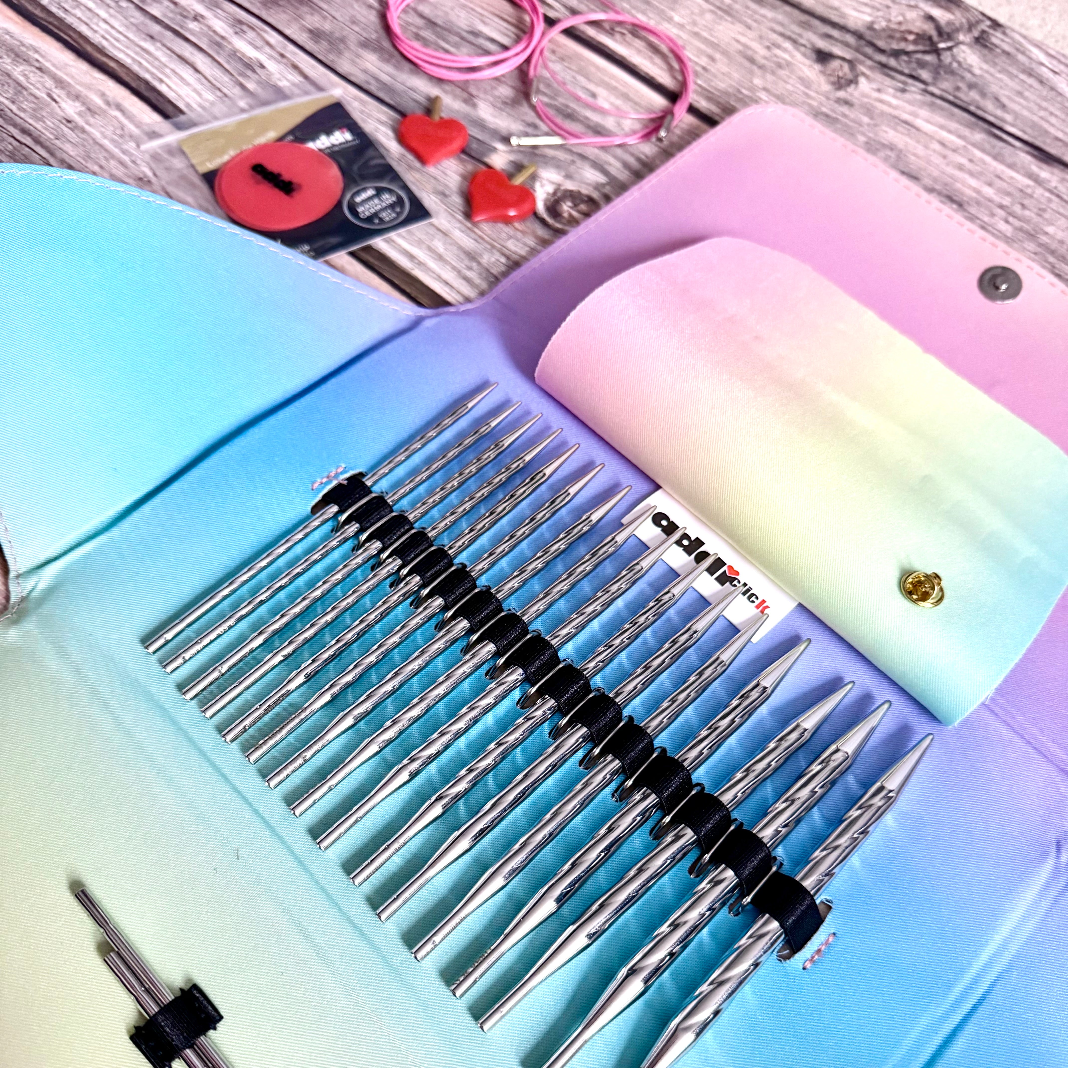 Addi Click Unicorn Long Lace Interchangeable Knitting Needle Set