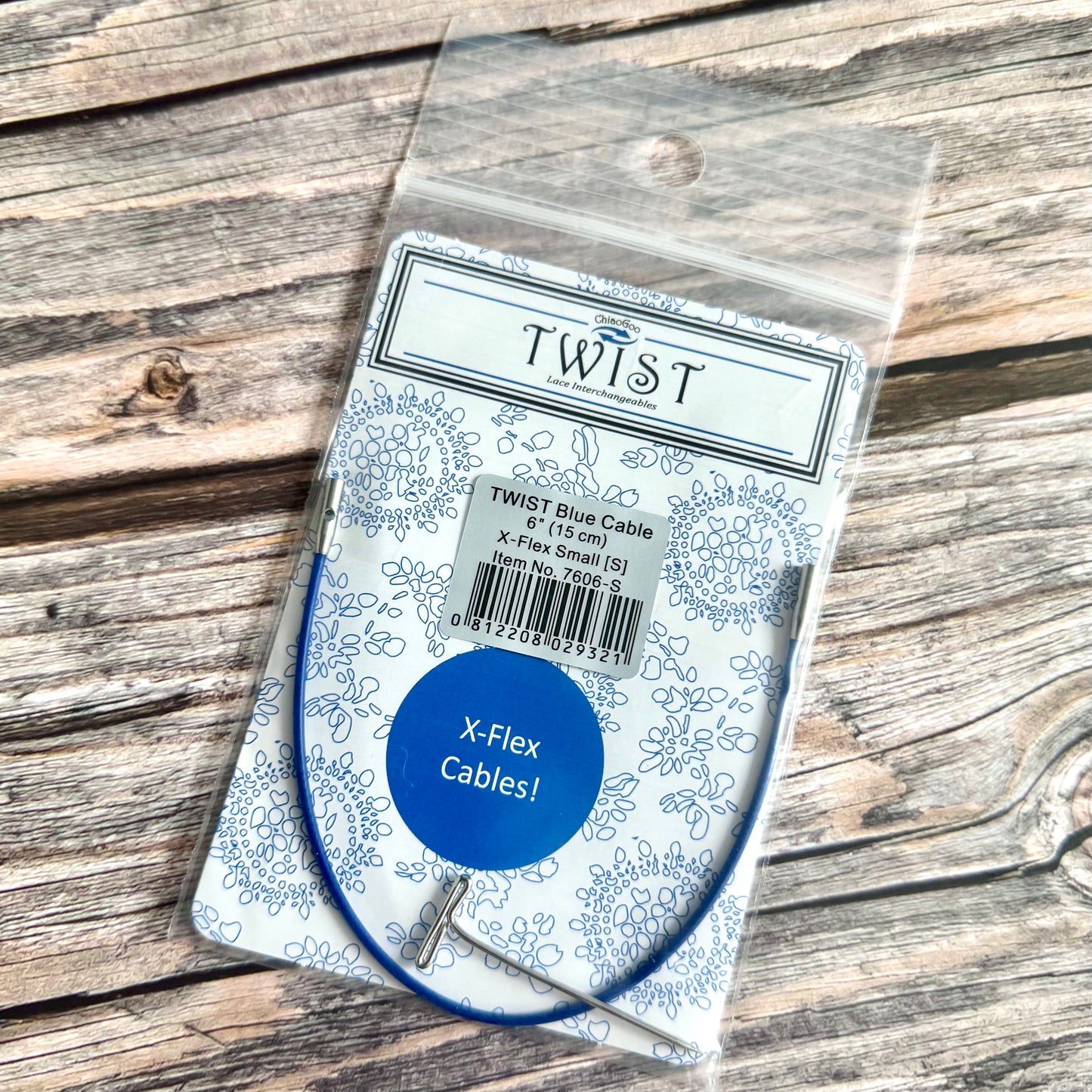 ChiaoGoo TWIST X-Flex Interchangeable Knitting Cables, Small Connector, Knitting Cords