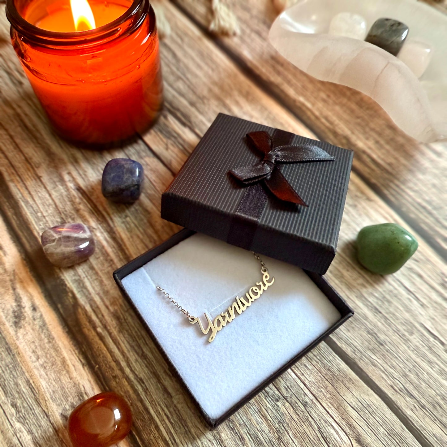 Yarnivore Necklace | Recycled 925 Sterling Silver Jewellery for Yarn Lovers