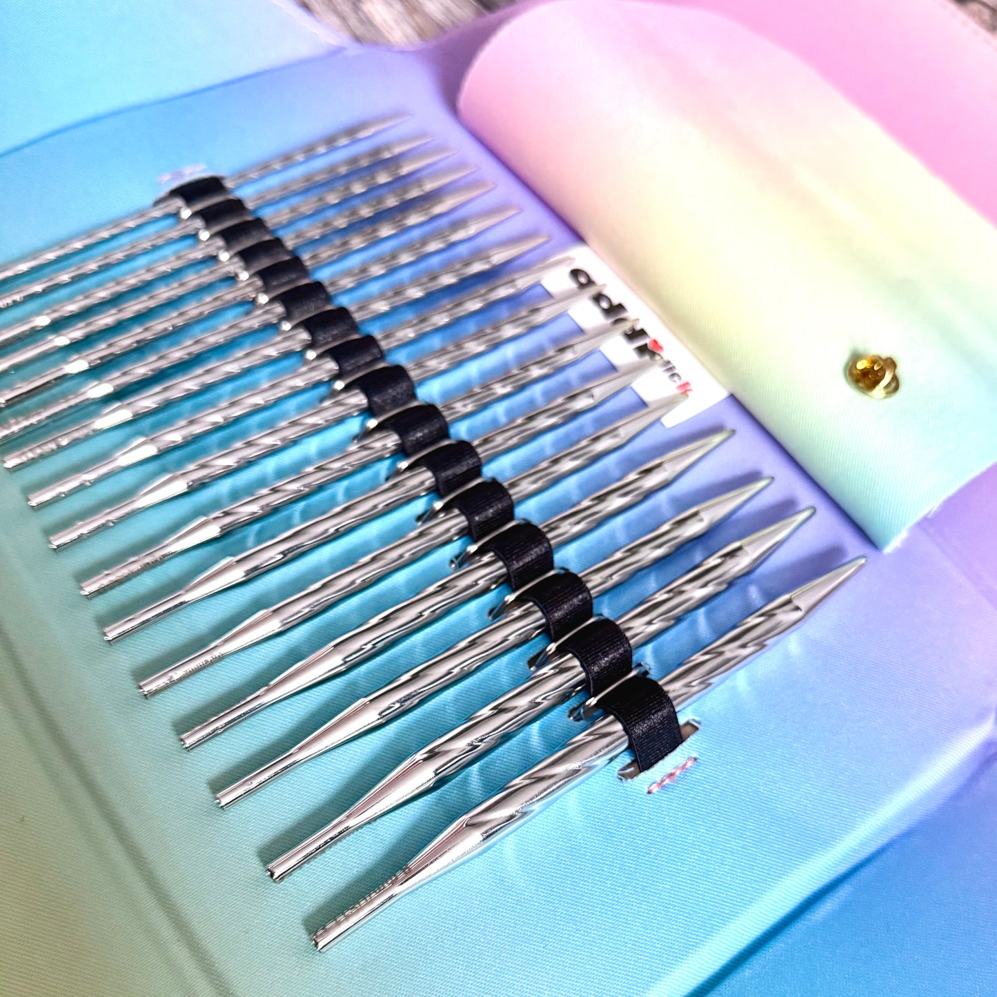 Addi Click Unicorn Long Lace Interchangeable Knitting Needle Set 3.5–8mm, addiClick System