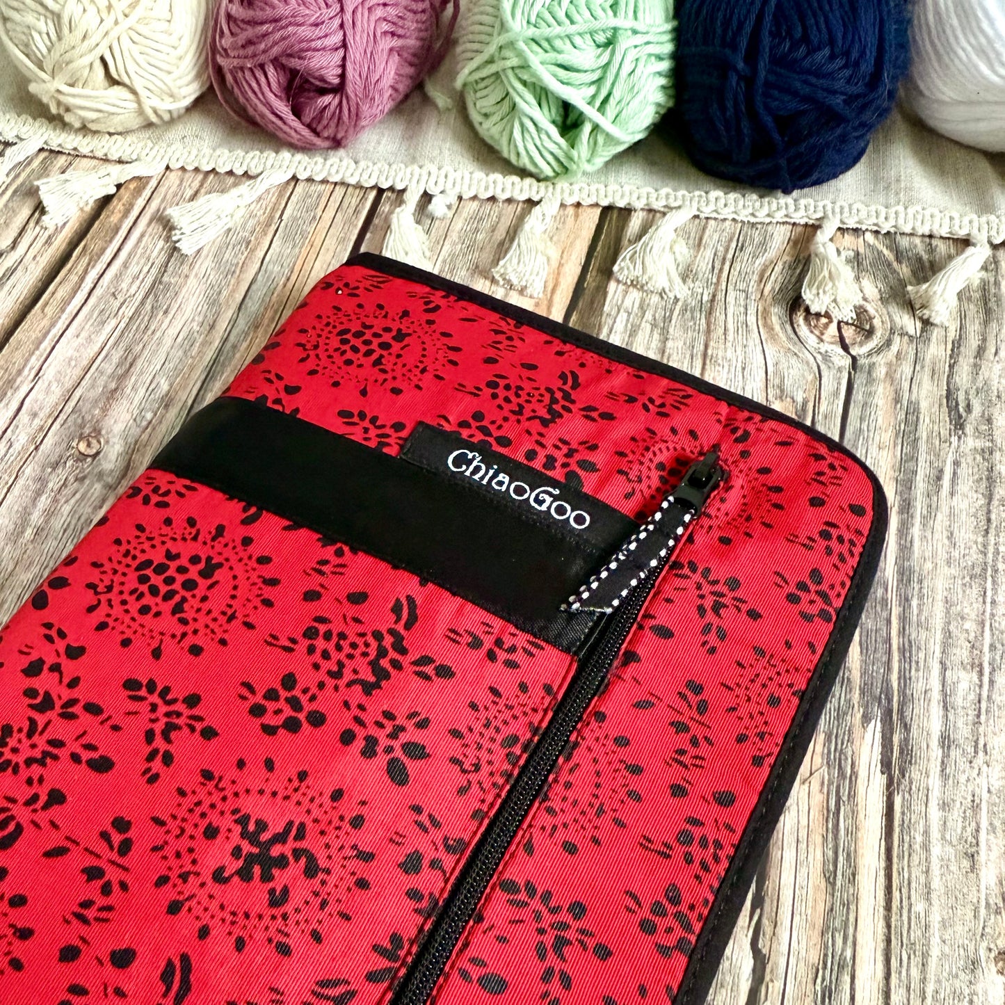 Chiaogoo T-SPIN Tunisian Crochet Hook Set: Bamboo Interchangeable Crochet Hooks