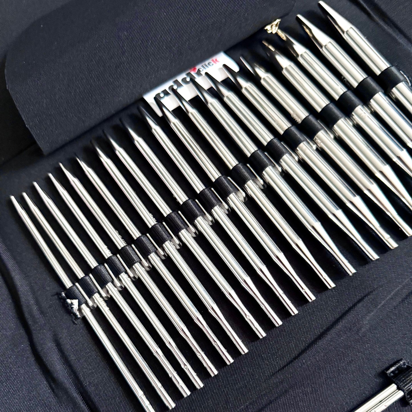 Addi Click Basic Interchangeable Knitting Needle Set 3.5–10mm, addiClick System