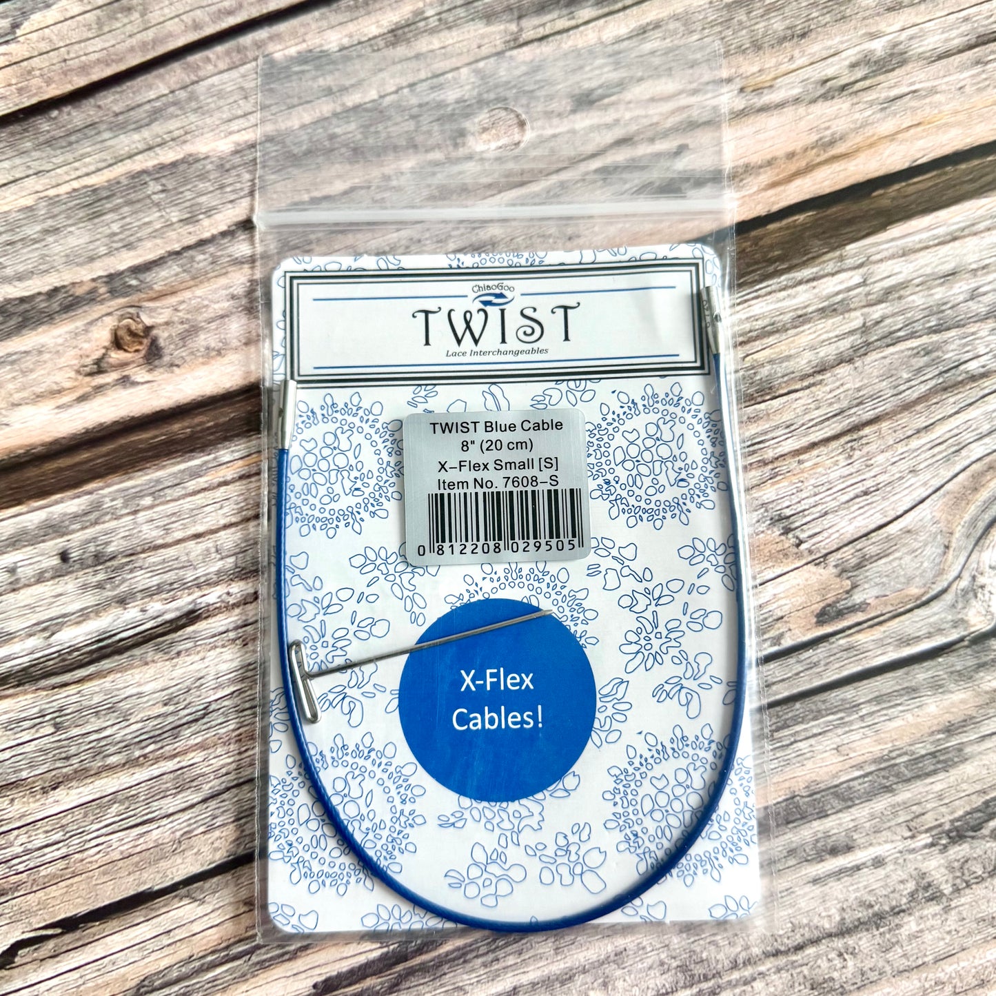 ChiaoGoo TWIST X-Flex Interchangeable Knitting Cables, Small Connector, Knitting Cords