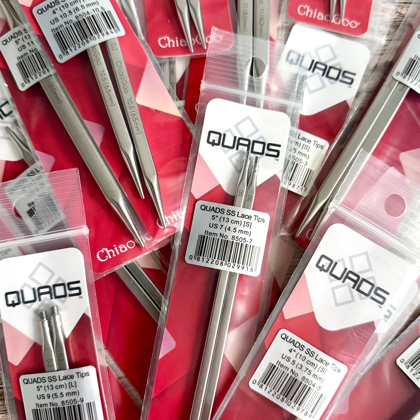 ChiaoGoo TWIST QUADS Interchangeable Needle Tips