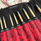 Chiaogoo T-SPIN Tunisian Crochet Hook Set: Bamboo Interchangeable Crochet Hooks