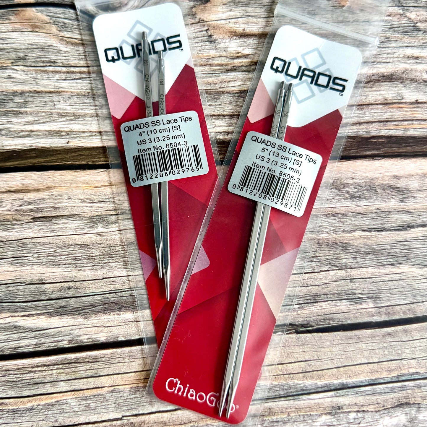 ChiaoGoo TWIST QUADS Interchangeable Needle Tips