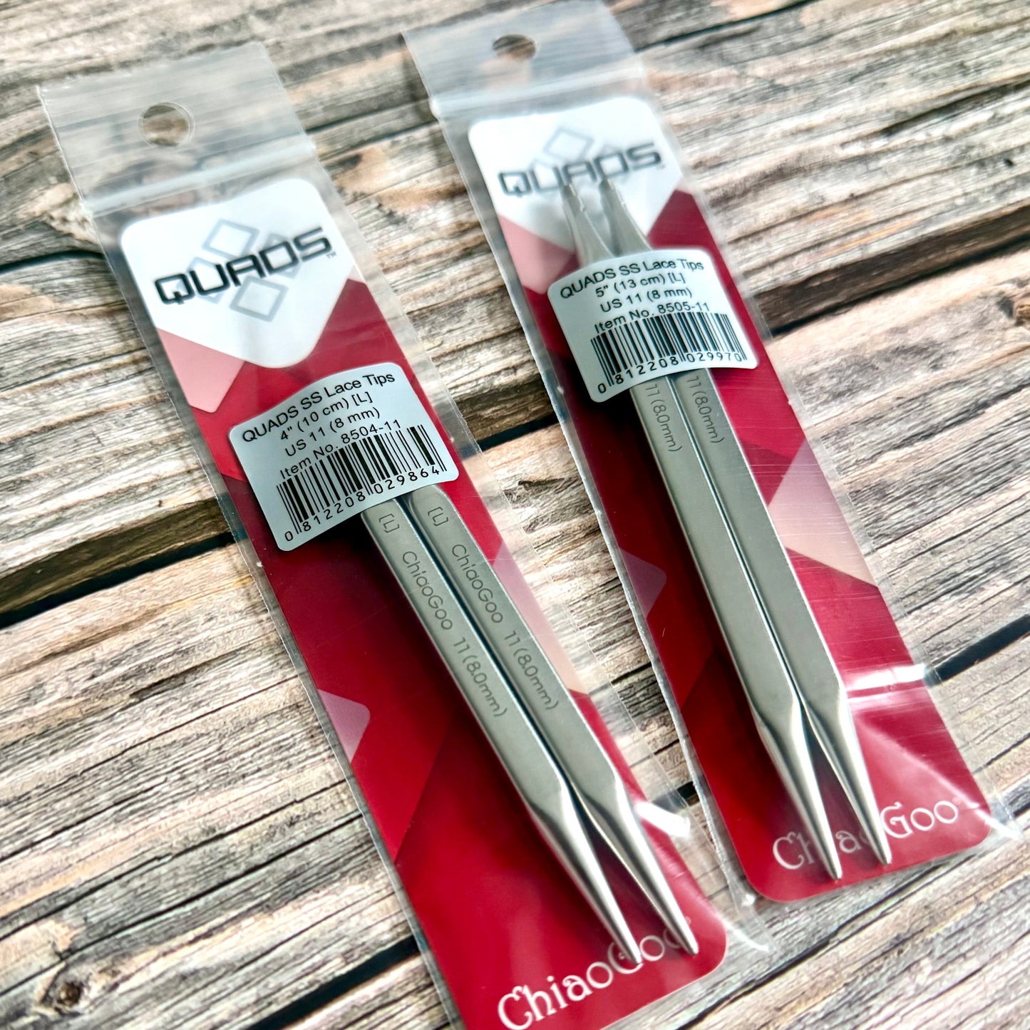 ChiaoGoo TWIST QUADS Interchangeable Needle Tips