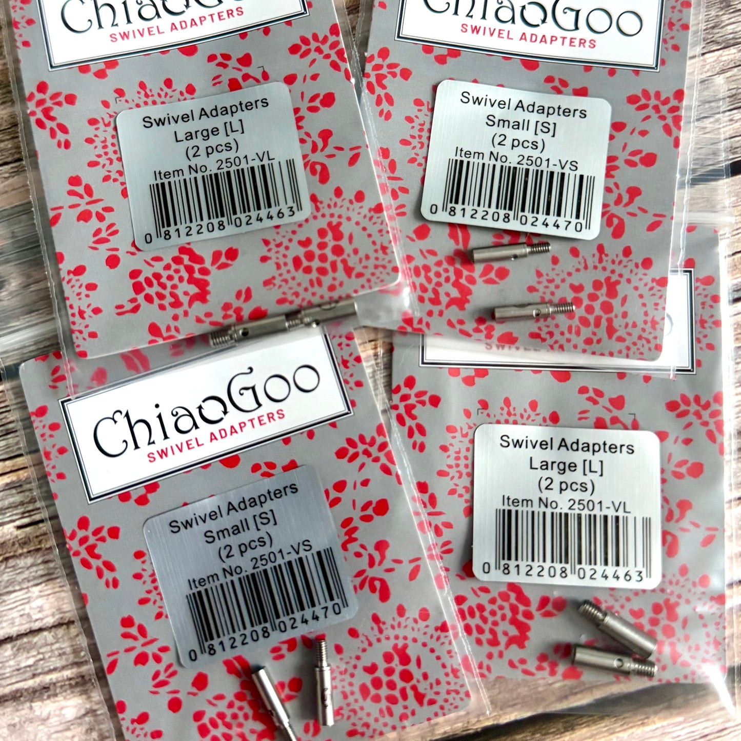 ChiaoGoo Swivel Adapters for TWIST Interchangeable Needles