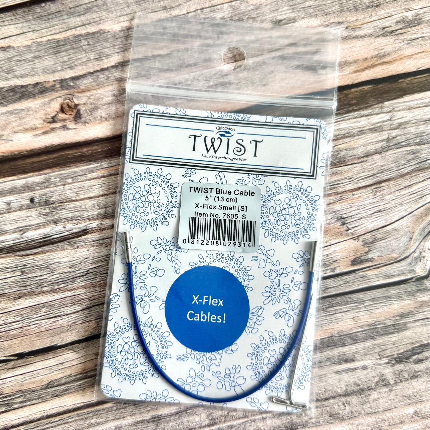 ChiaoGoo TWIST X-Flex Interchangeable Knitting Cables, Small Connector, Knitting Cords