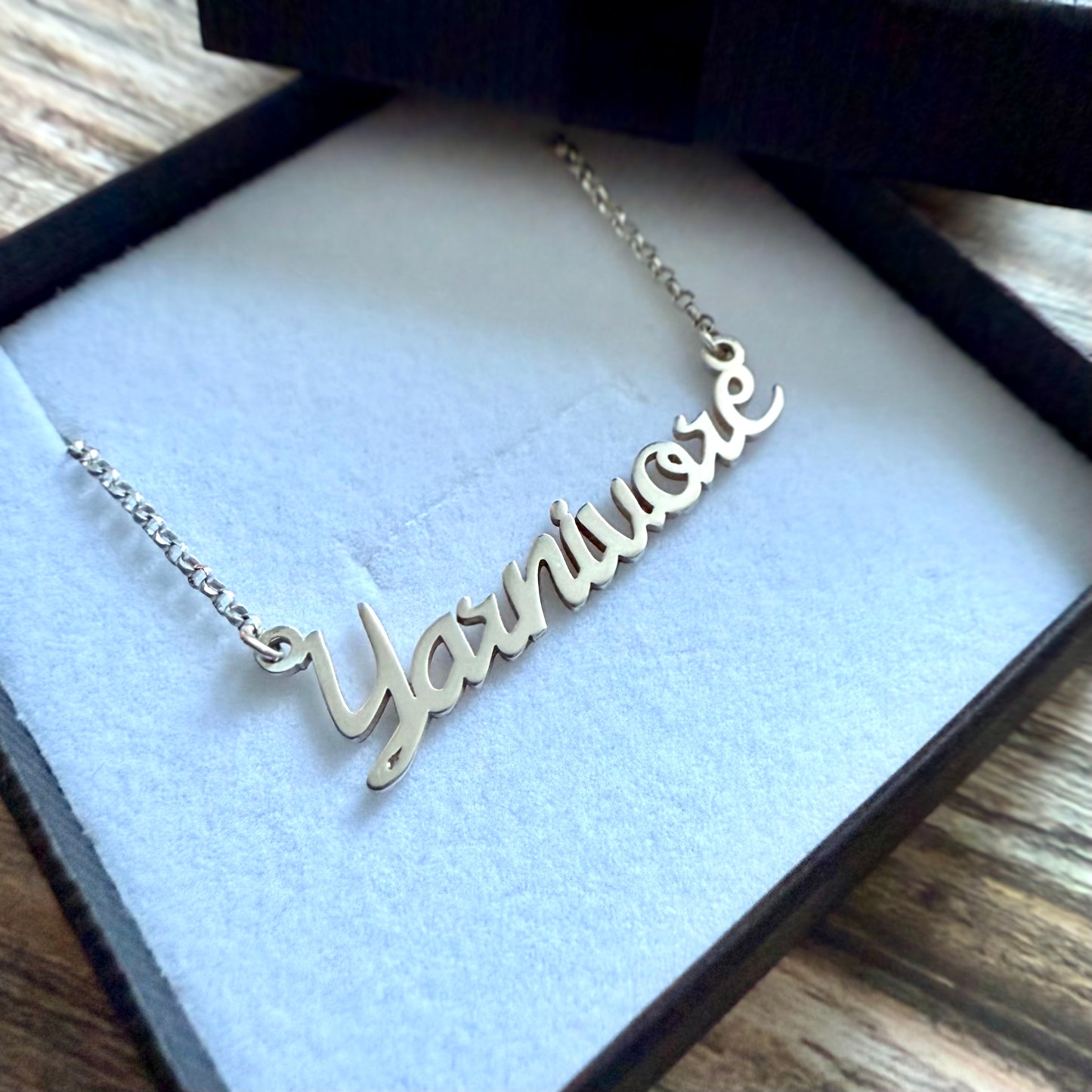 Yarnivore Necklace | Recycled 925 Sterling Silver Jewellery for Yarn Lovers