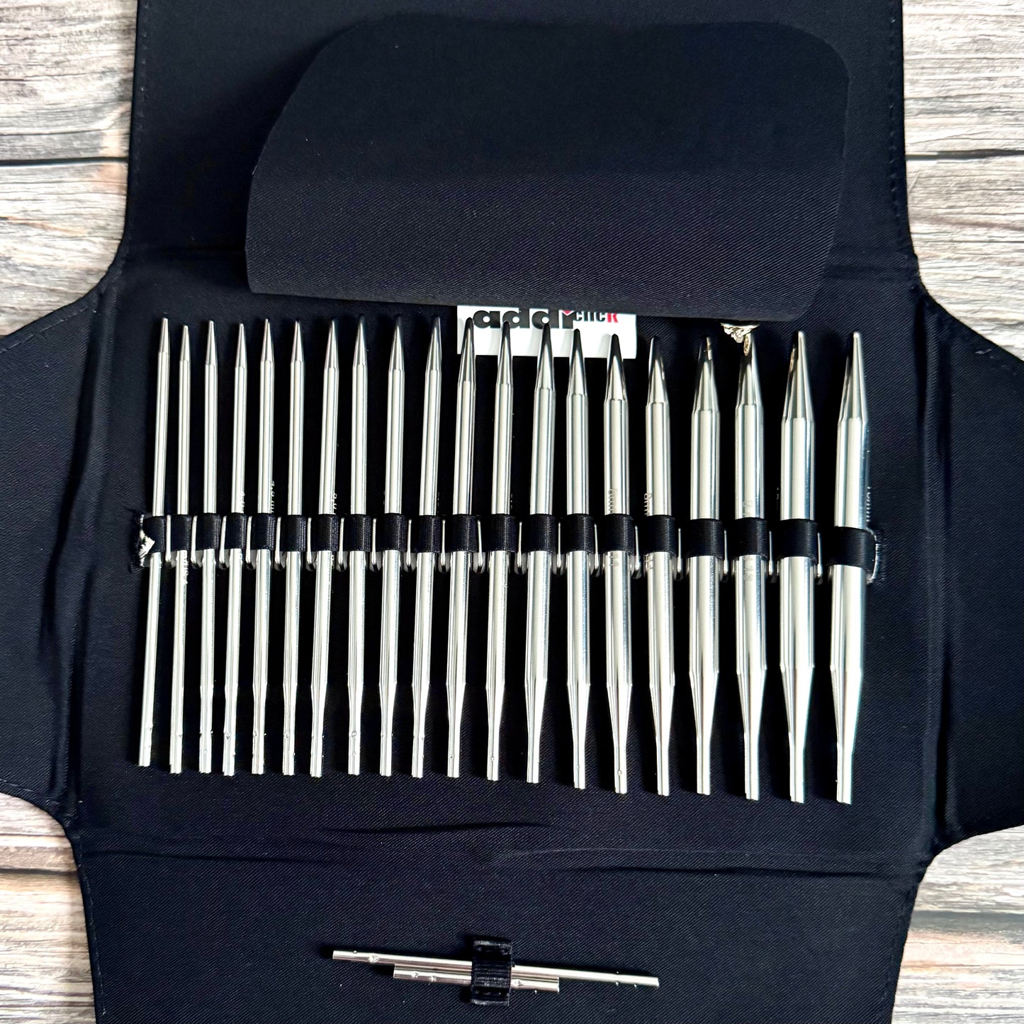 Addi Click Basic Interchangeable Knitting Needle Set 3.5–10mm, addiClick System