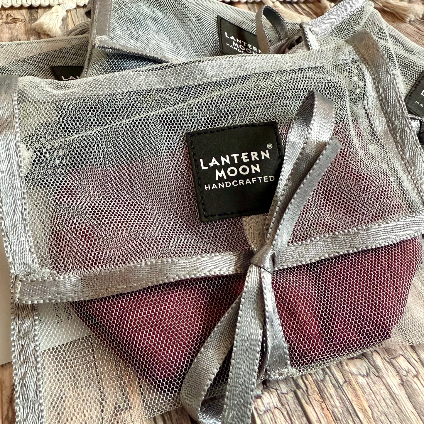 Lantern Moon Stitch Marker Pouch: Silk Blend Available in 4 Colours