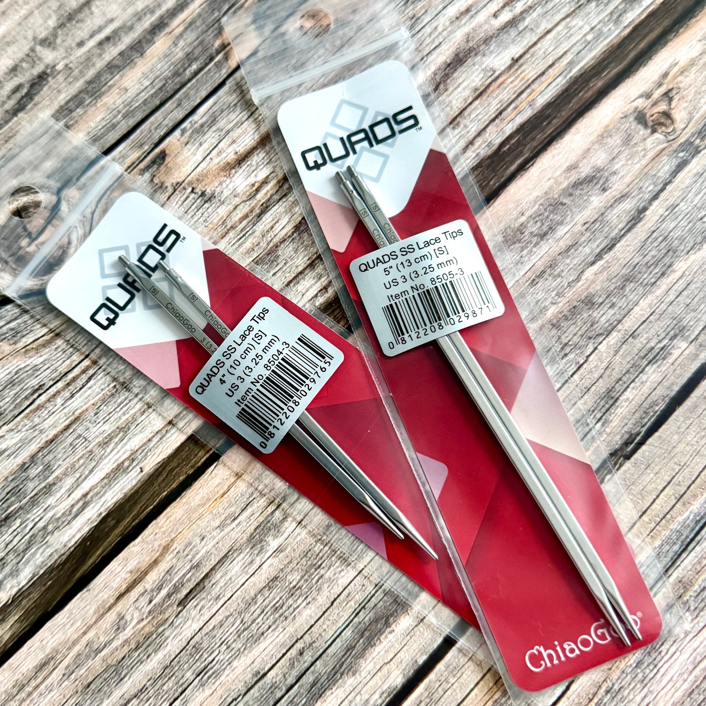 ChiaoGoo TWIST QUADS Interchangeable Needle Tips