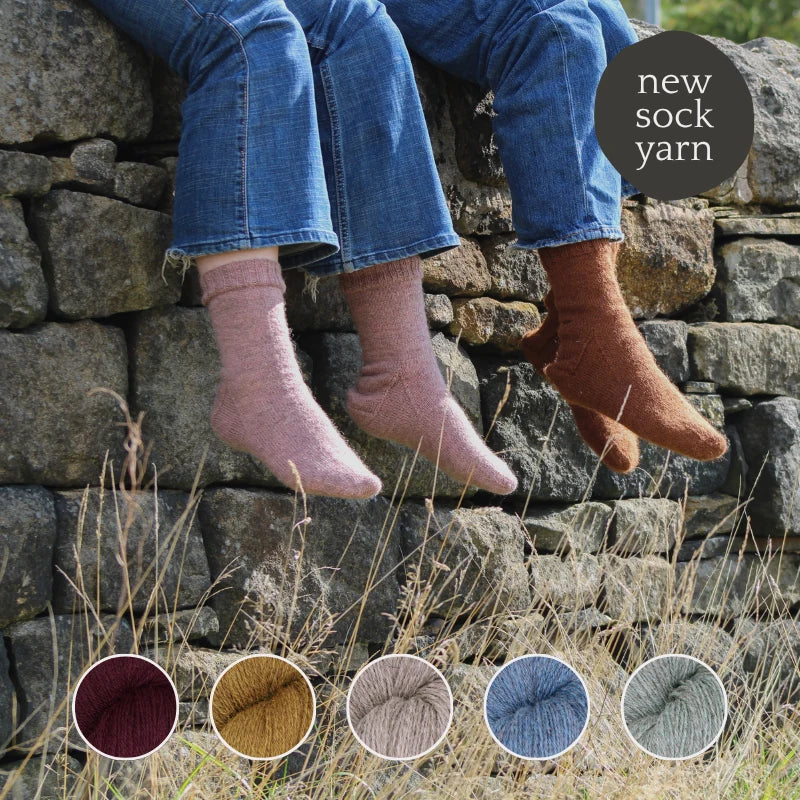 Wanderlust by Baa Ram Ewe, 100g Masham & Nylon Blend Sock Yarn