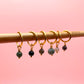 Brass and Gemstone Stitch Markers