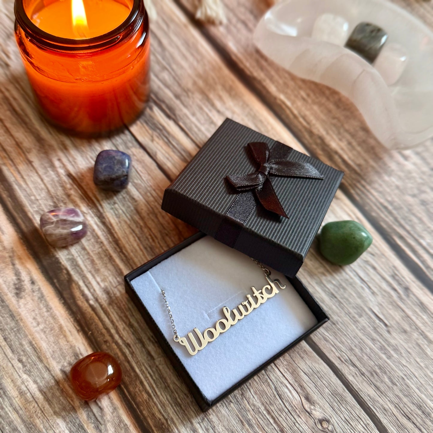 Woolwitch Necklace | Recycled 925 Sterling Silver Jewellery for Yarn Lovers