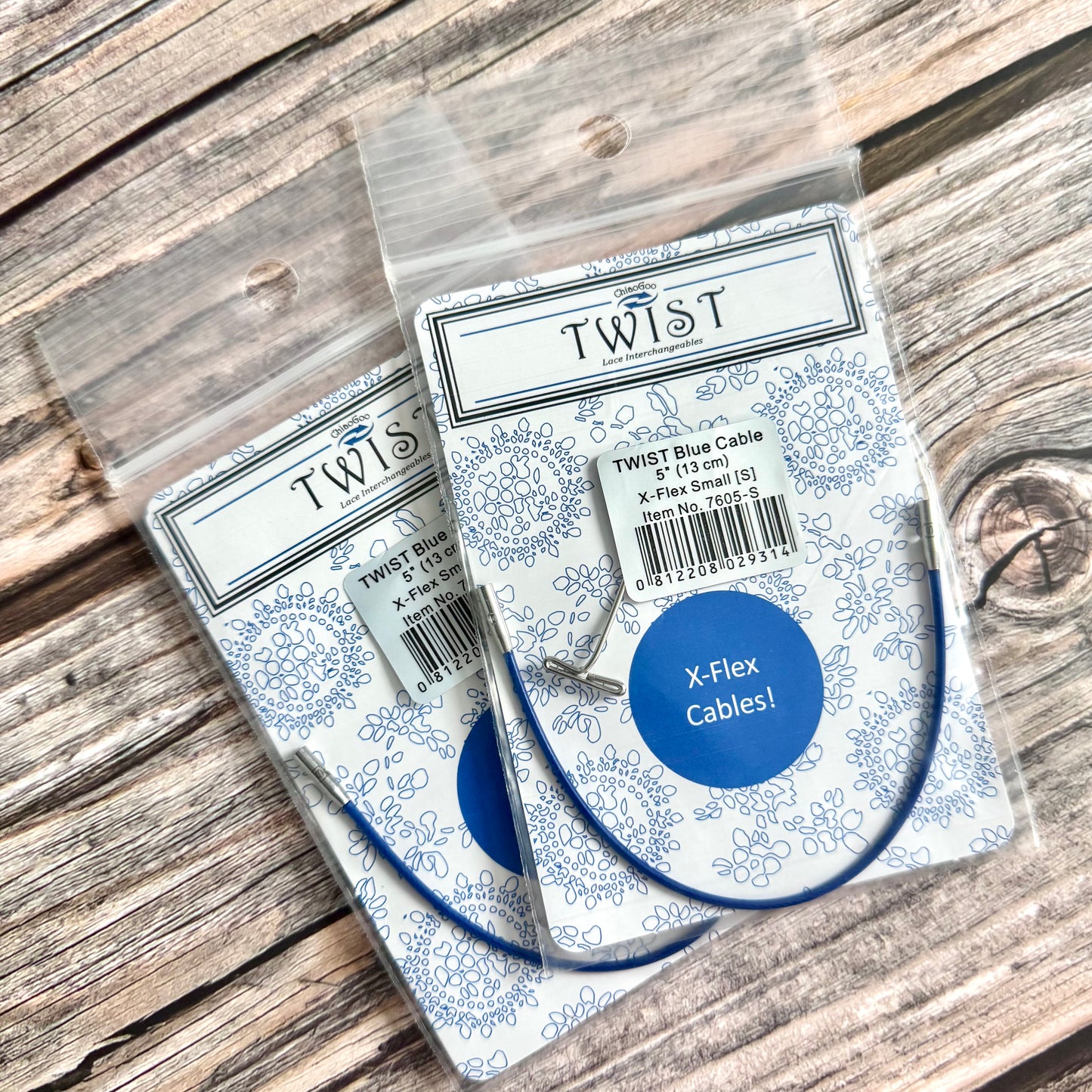 ChiaoGoo TWIST X-Flex Interchangeable Knitting Cables, Small Connector, Knitting Cords