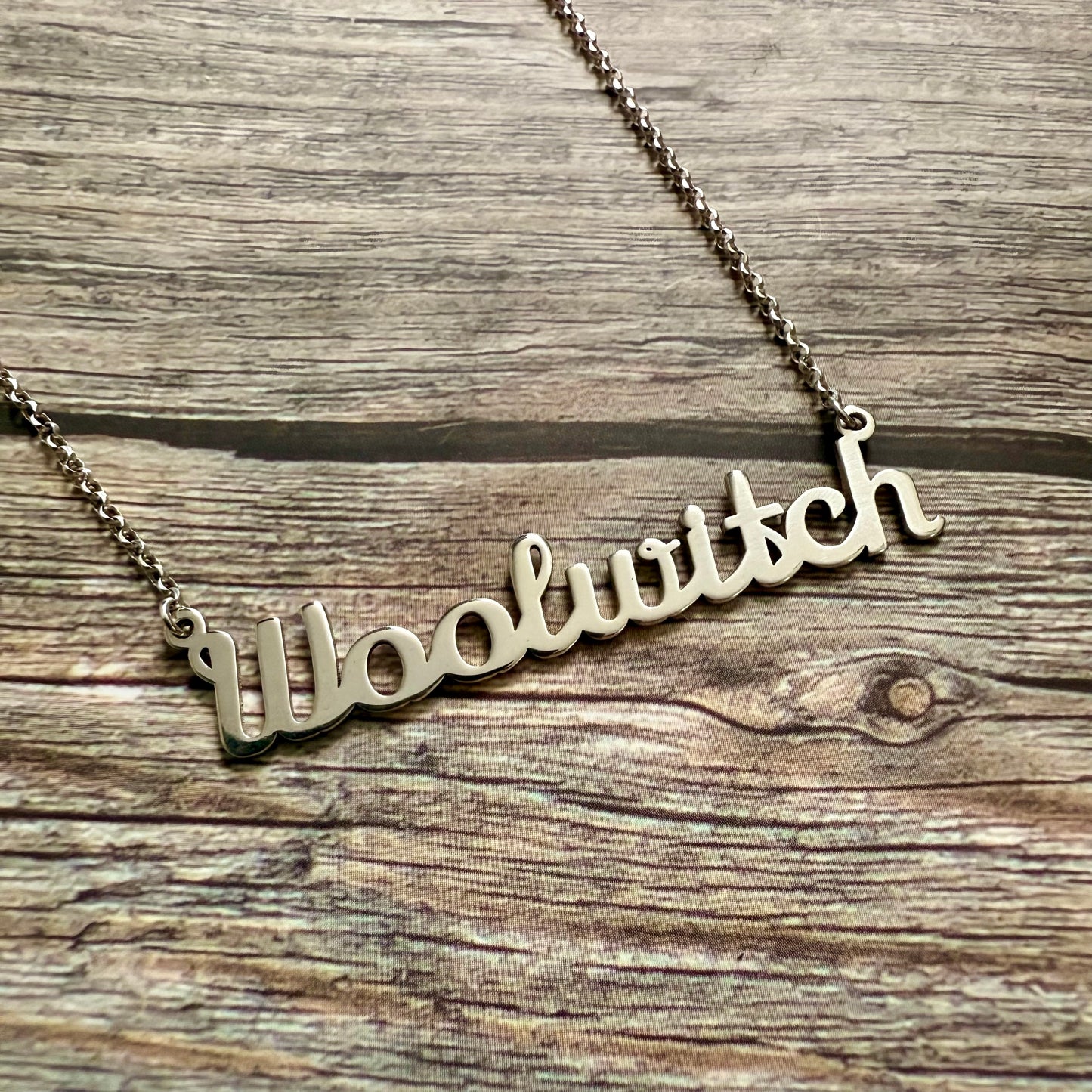 Woolwitch Necklace | Recycled 925 Sterling Silver Jewellery for Yarn Lovers