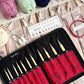 Chiaogoo T-SPIN Tunisian Crochet Hook Set: Bamboo Interchangeable Crochet Hooks