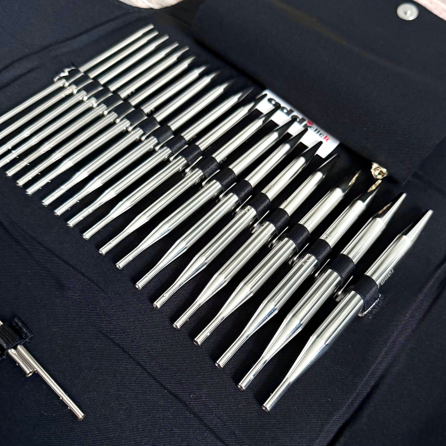 Addi Click Basic Interchangeable Knitting Needle Set 3.5–10mm, addiClick System