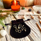 Gold and Dalmatian Jasper Stitch Markers | Set of 6 Knitting Stitch Markers