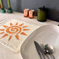 Golden Rays Tapestry Crochet Pattern: Table Mat Pattern