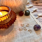 Gold Moon Stitch Markers