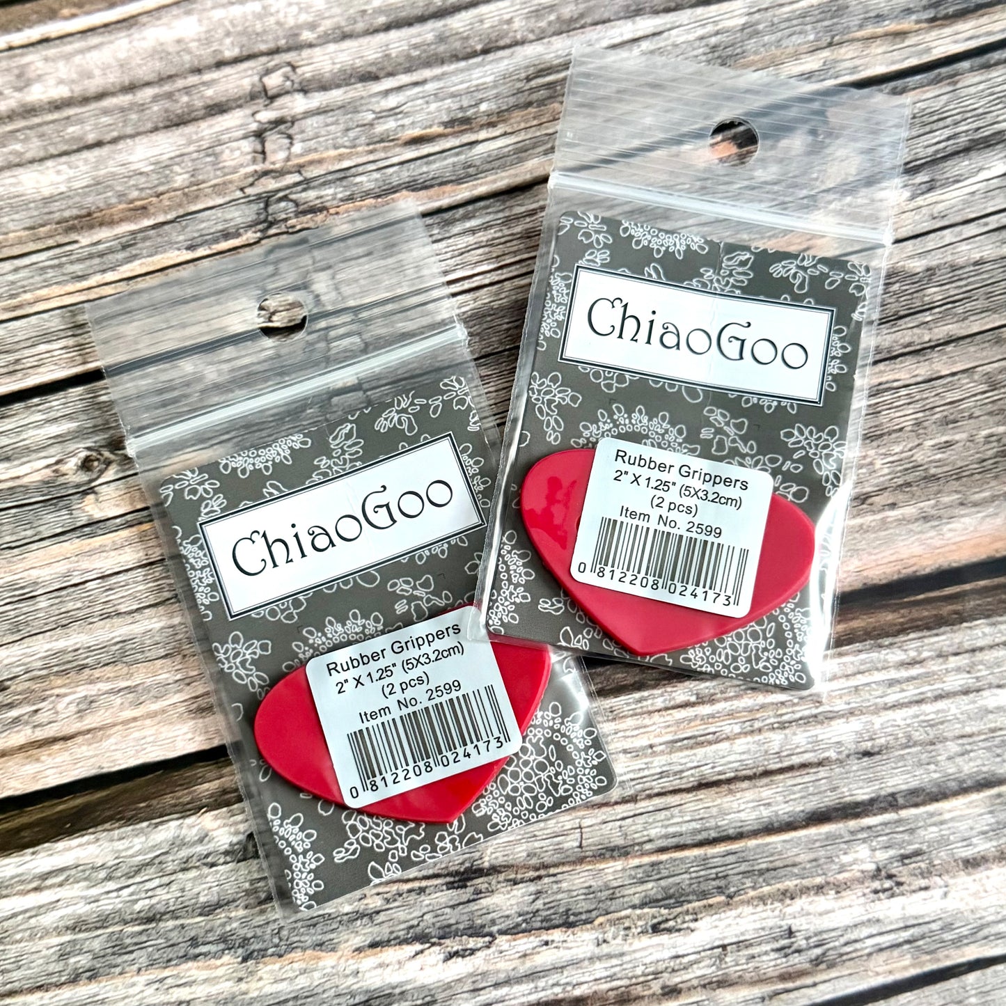 ChiaoGoo Rubber Grippers – Heart-Shaped Needle Grips