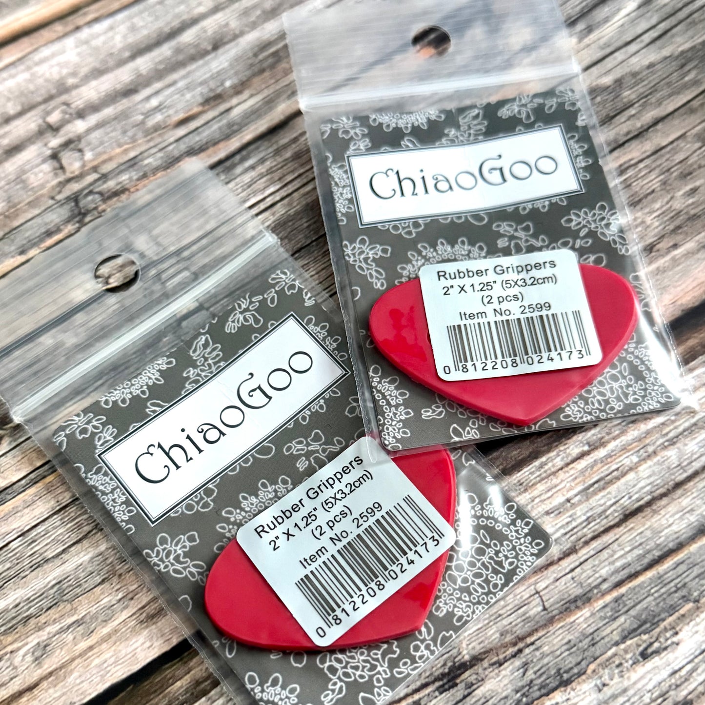 ChiaoGoo Rubber Grippers – Heart-Shaped Needle Grips