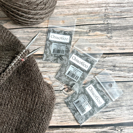 ChiaoGoo Cable Connectors – Mini, Small or Large (2 per Pack)