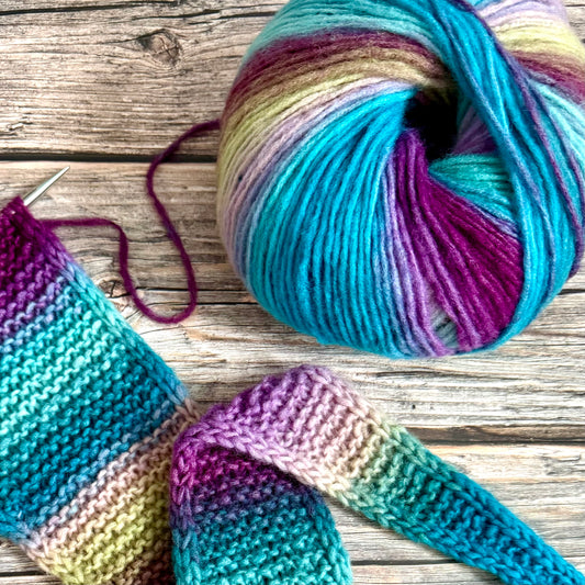 Lang Cloud Chunky Merino Yarn 100g, Lang Yarns Gradient Self Striping Wool