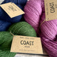 Baa Ram Ewe Coast Aran Yarn, 200g Hank, 100% British Wool
