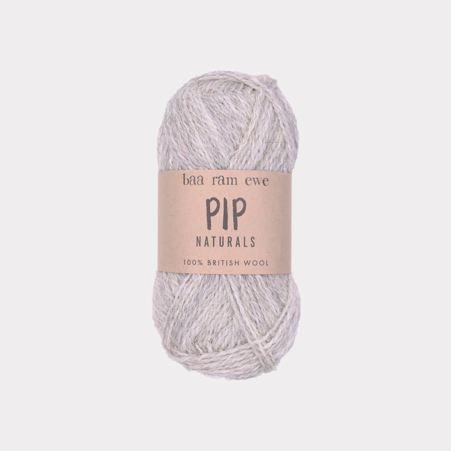 Baa Ram Ewe Pip Naturals, Undyed 4 Ply Yarn,25g