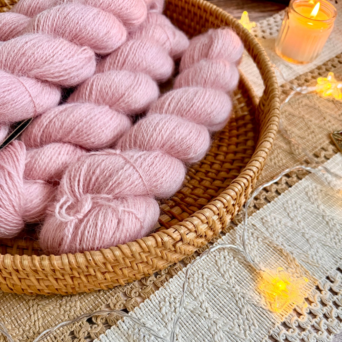 Baa Ram Ewe Mowool Brushed British Yarn, 4ply Yarn 50g
