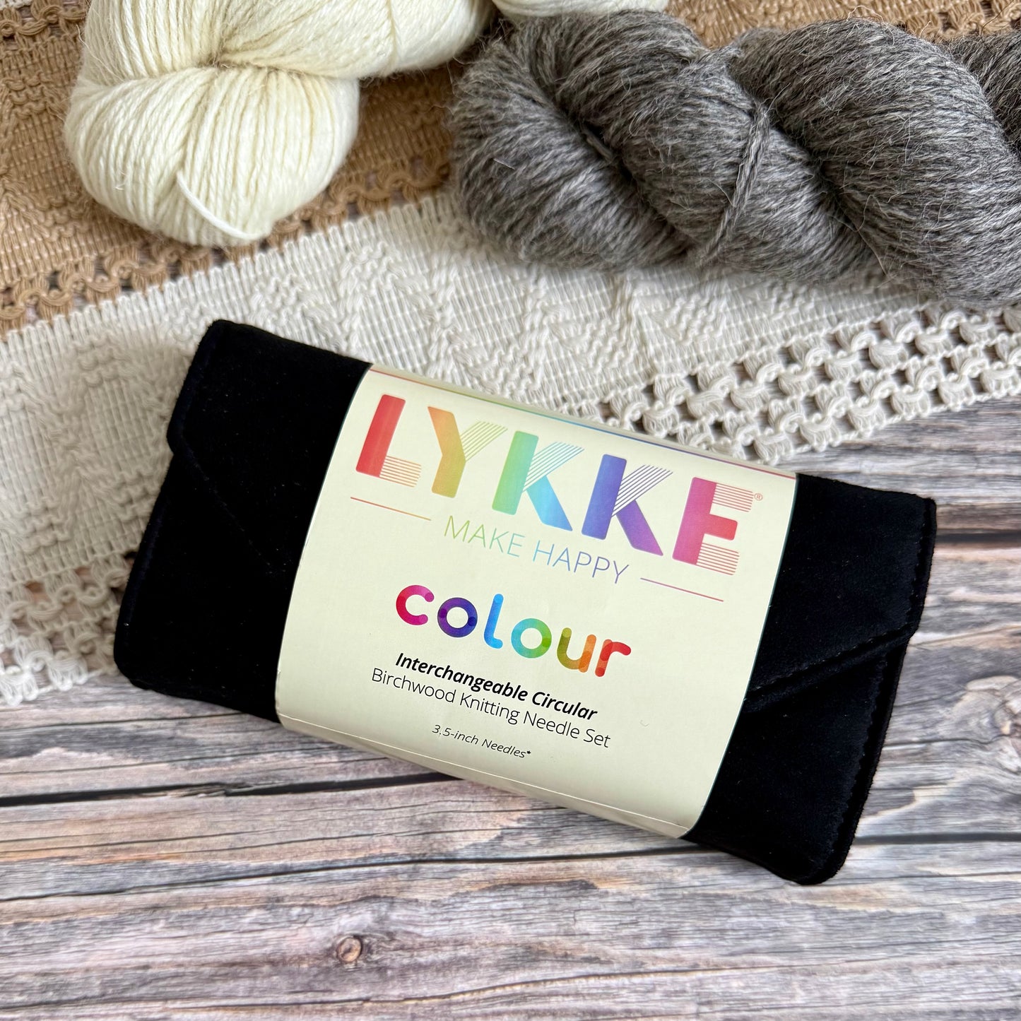 Lykke Colour Interchangeable Knitting Needle Set (3.5” or 5”)