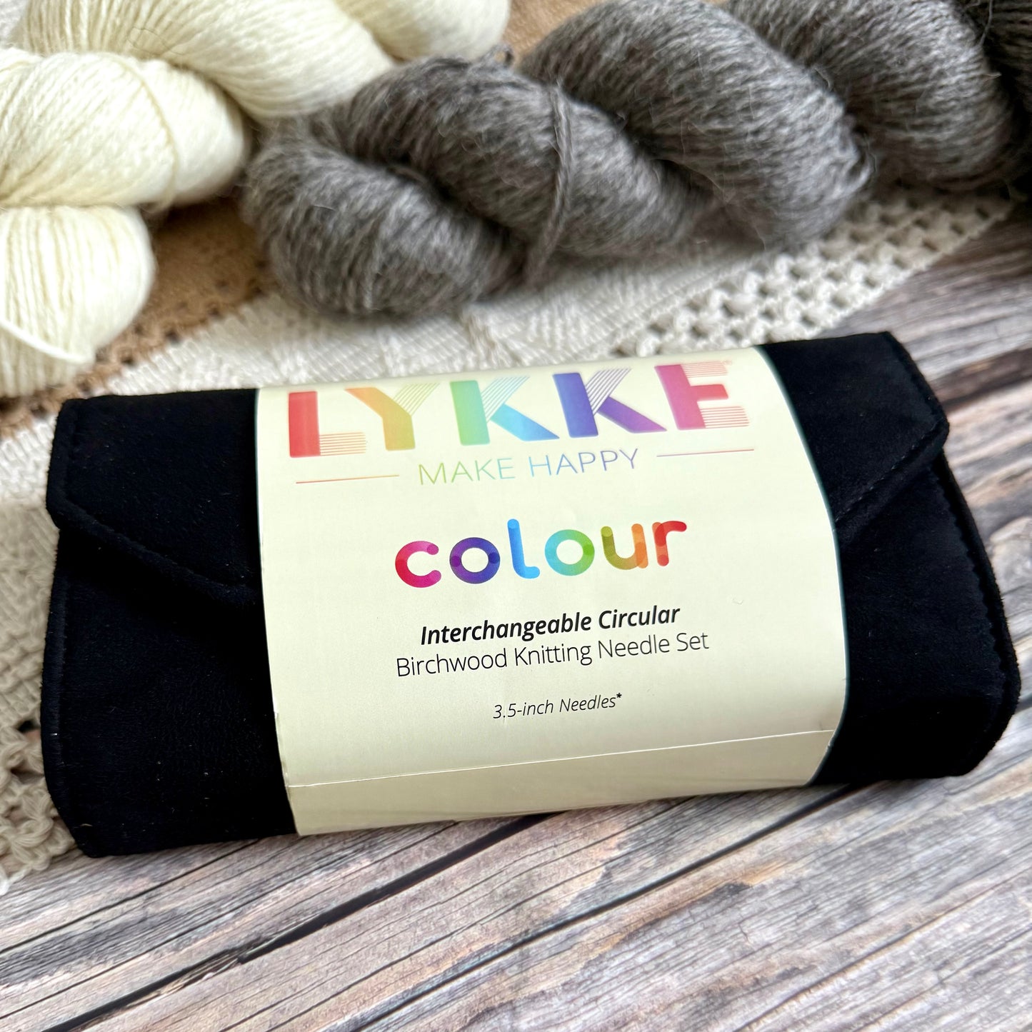 Lykke Colour Interchangeable Knitting Needle Set (3.5” or 5”)