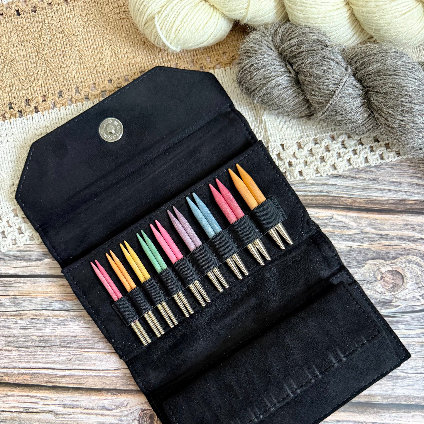Lykke Colour Interchangeable Knitting Needle Set (3.5” or 5”)