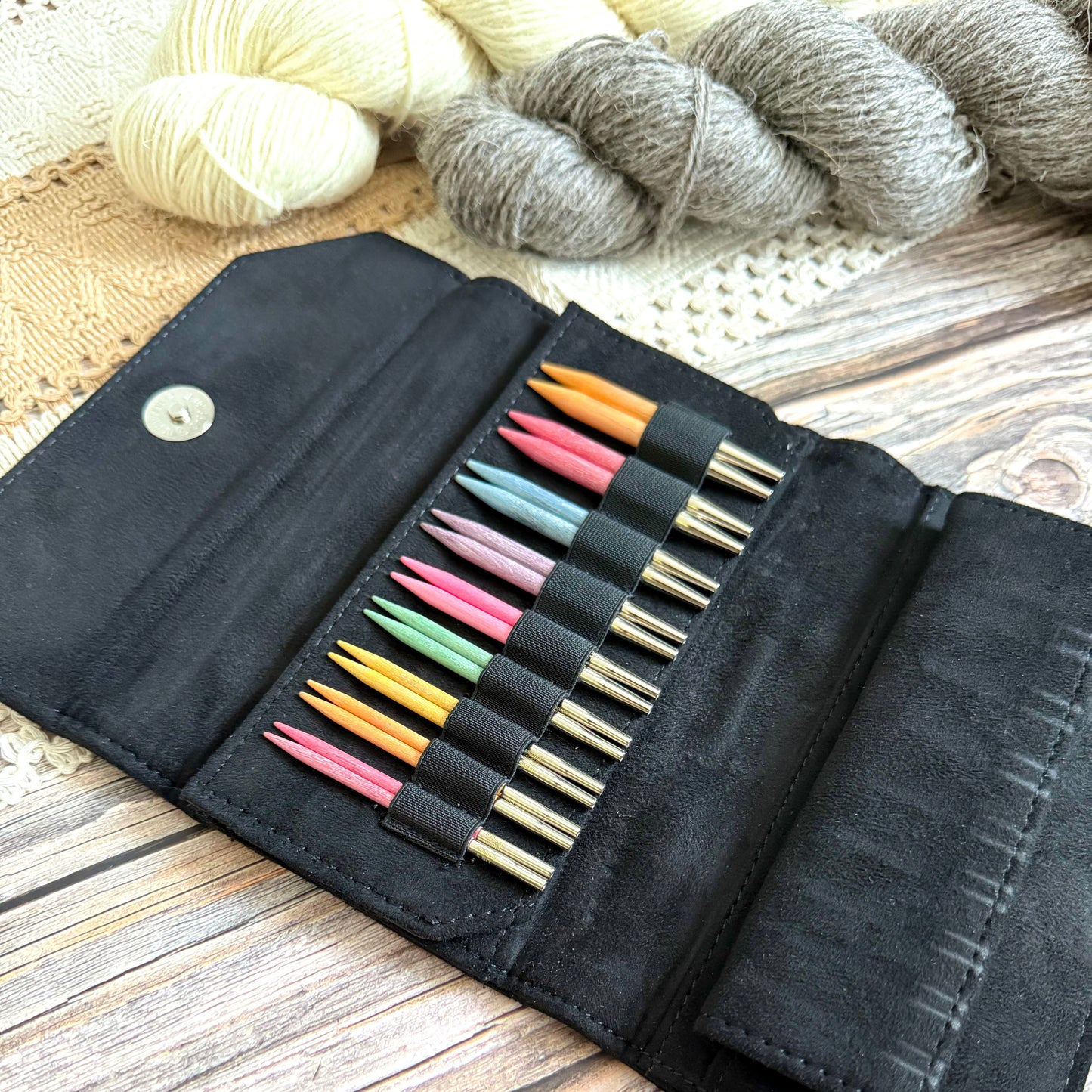 Lykke Colour Interchangeable Knitting Needle Set (3.5” or 5”)