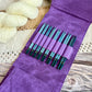 Lykke Indigo Interchangeable Knitting Needle Starter Set (3.5” or 5”)