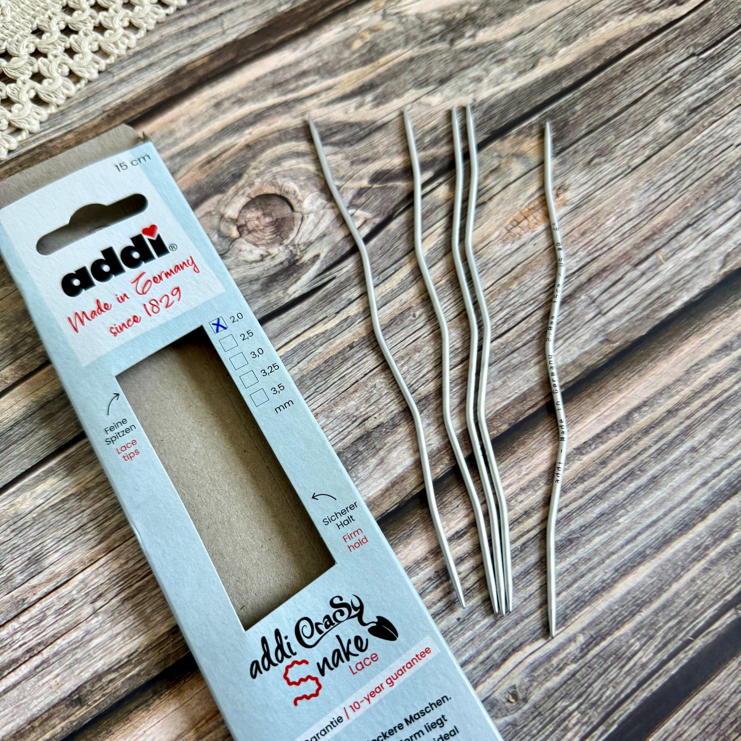 Addi CraSySnake Lace Double Pointed Needles