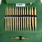 AddiNature Click Interchangeable Knitting Needle Set 3.5–8mm, Olive Wood Tips, addiClick System