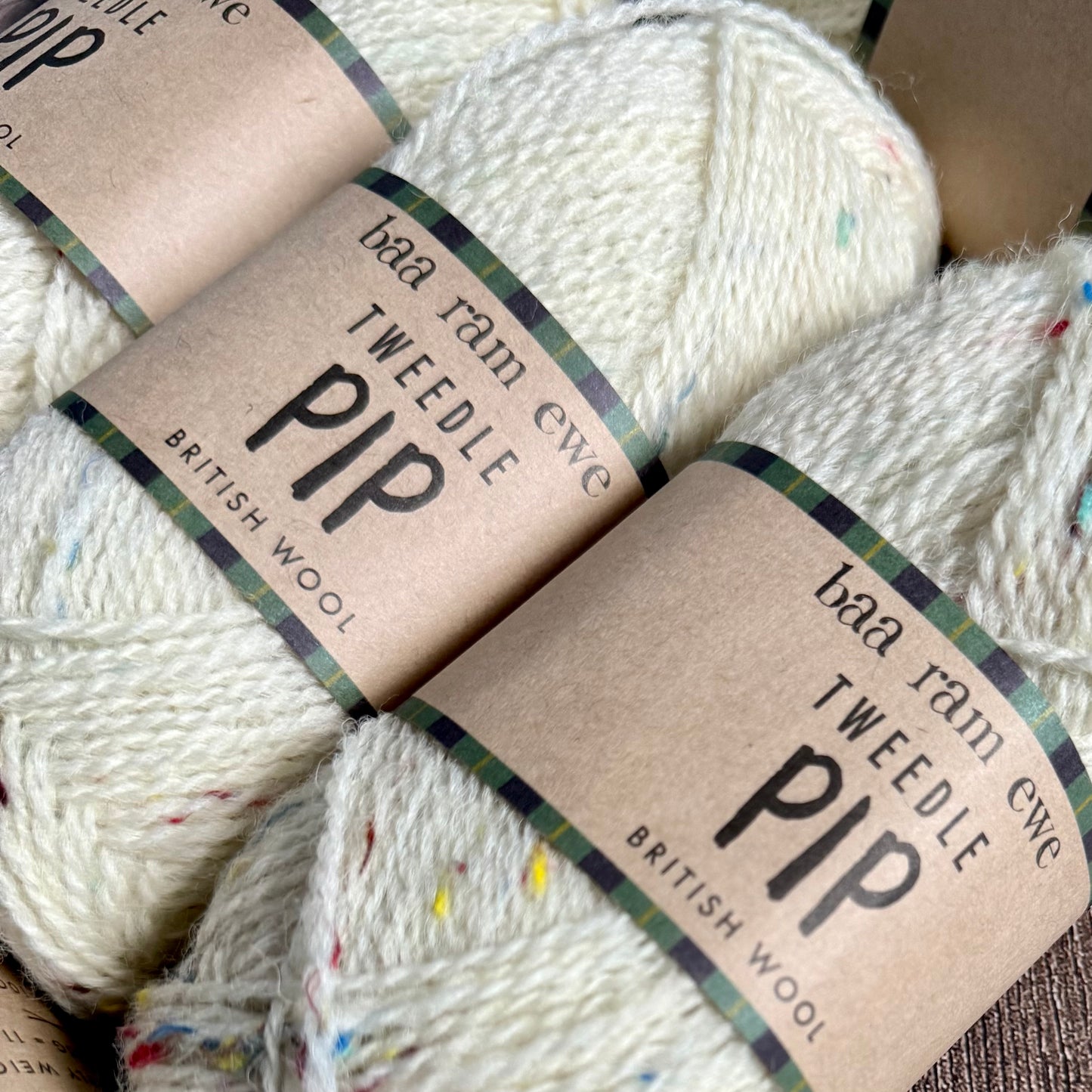 Baa Ram Ewe Tweedle Pip Yarn, Dornie, 25g