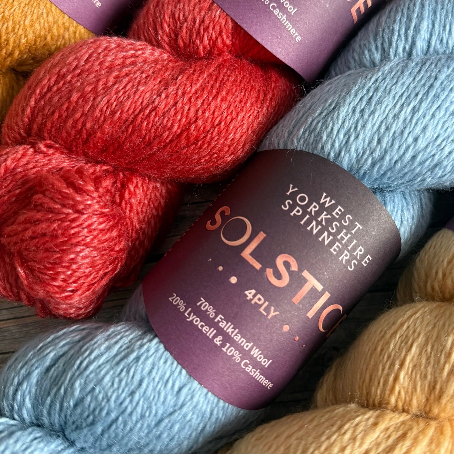 Solstice 4ply Yarn – Falkland Wool, Lyocell and Cashmere by West Yorkshire Spinners, 100g