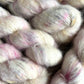 Hand Dyed Suri Fluffy Lace Yarn, Baby Suri Alpaca and Mulberry Silk 50g, Zakami