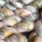 Hand Dyed Suri Fluffy Lace Yarn, Baby Suri Alpaca and Mulberry Silk 50g, Zakami