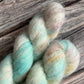 Hand Dyed Suri Fluffy Lace Yarn, Baby Suri Alpaca and Mulberry Silk 50g, Zakami