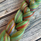 Merino & Bamboo Fibre Top, 100g Braid, Hedgerow Blend for Spinning, Felting and Weaving