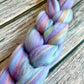 Merino Fibre Top 100g Braid, Pixie Dust Blend for Spinning, Felting and Weaving